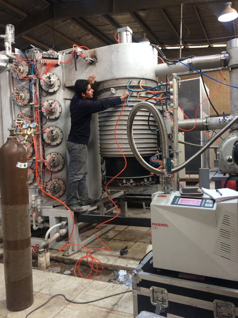 نشت یابی دستگاه pvd